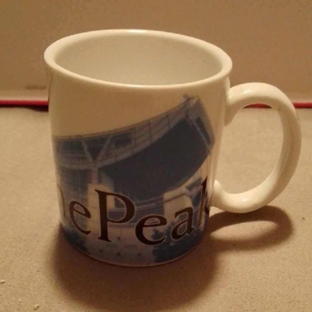 Starbucks White and Blue Scenic Mug